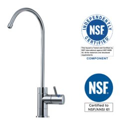 LED Indicator Chrome Faucet High Loop Certifications
