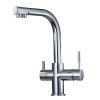 Chrome 3 Way Mixer Side Lever