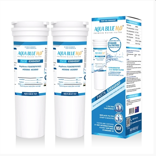 C2 WF60; Amana Clean n Clear 3 RO185014 836860 Maytag 67003662 RO185011 FilterKraft FK-3017A Compatible Fridge Freezer Internal Water Filter Cartridge Replacement for Fisher & Paykel 836848 