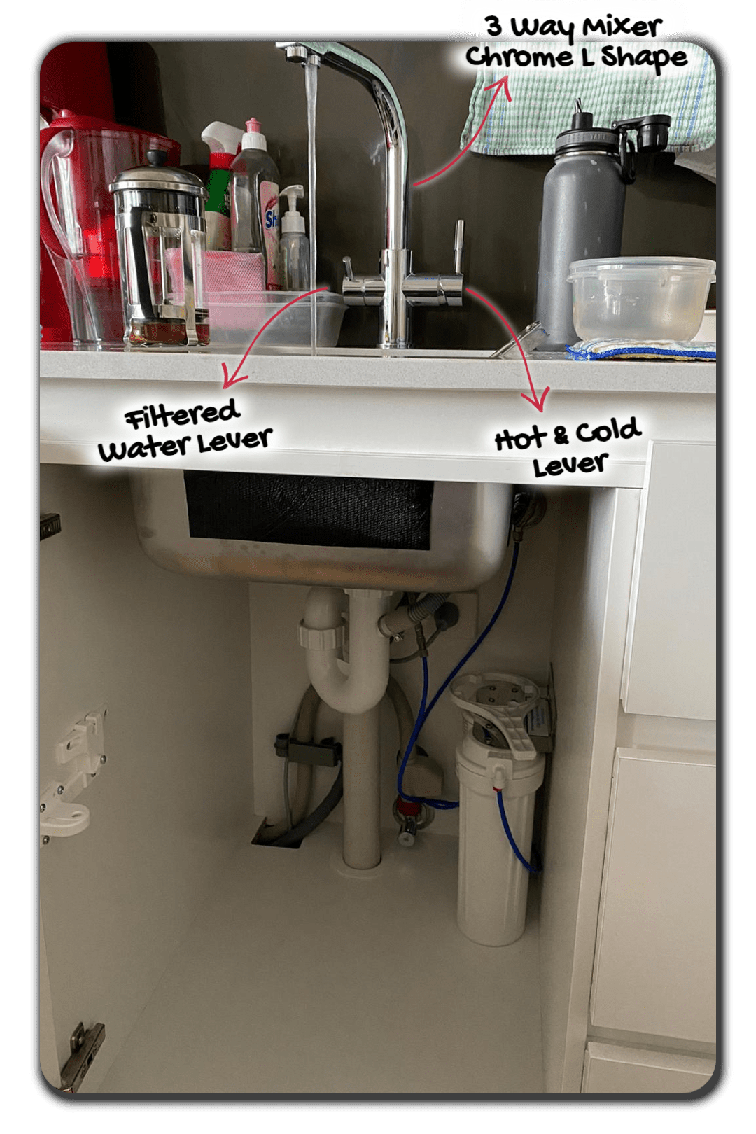 Home Renters Twin Undersink Water Filter