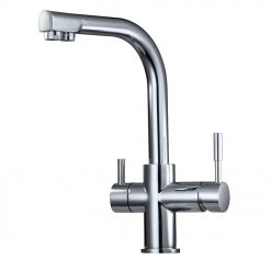 Chrome 3 Way Mixer Side Lever