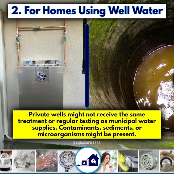 For homes using well water